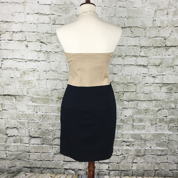 Theory Trela Colorblock Khaki & Navy Dress NWT - Picture 5 of 8